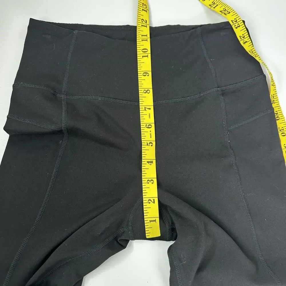 Betsey‎ Johnson Legging Womens Small Black Knit Active Gym Training